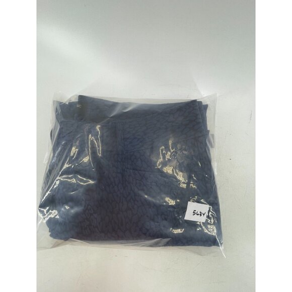 Banana Republic Jackson Fit Blue Flat Front Tapered Leg Crop Pants Size 33W - Picture 12 of 12